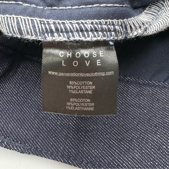 Generation Love Erina Sheen Denim Cuffed Shorts - Picture 11 of 16